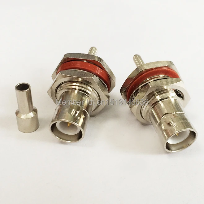 1 шт. RP BNC гнездо RF коаксиальный преобразователь разъем обжимной RG316 RG174 LMR100 прямой