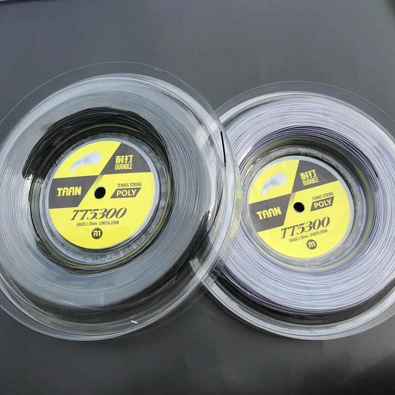 1 Reel Taan Brand Tt5300 Tennis String 1.30mm 200m Tennis Rackets