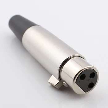 

20pcs Taiwanese 3 Pin XLR Connector Metal Microphone XLR Female Plug