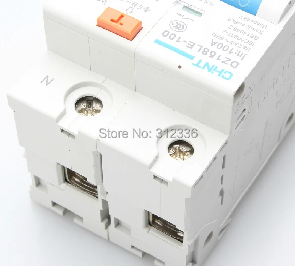 

Free Shipping Two years Warranty DZ158LE 1P+N 100A 1 pole earth leakage circuit breaker residual current