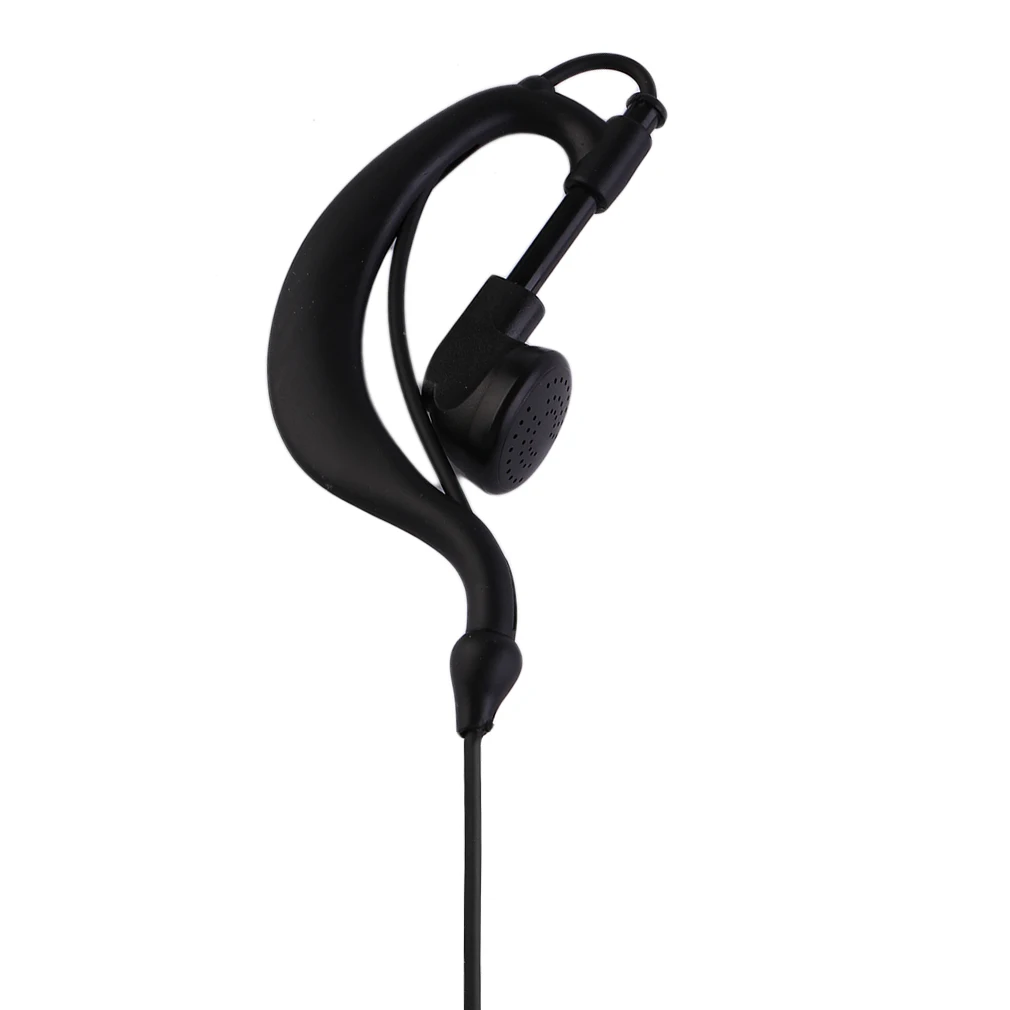 G Shape Earpiece Headset Earphone With Lapel PTT and Speaker Mic