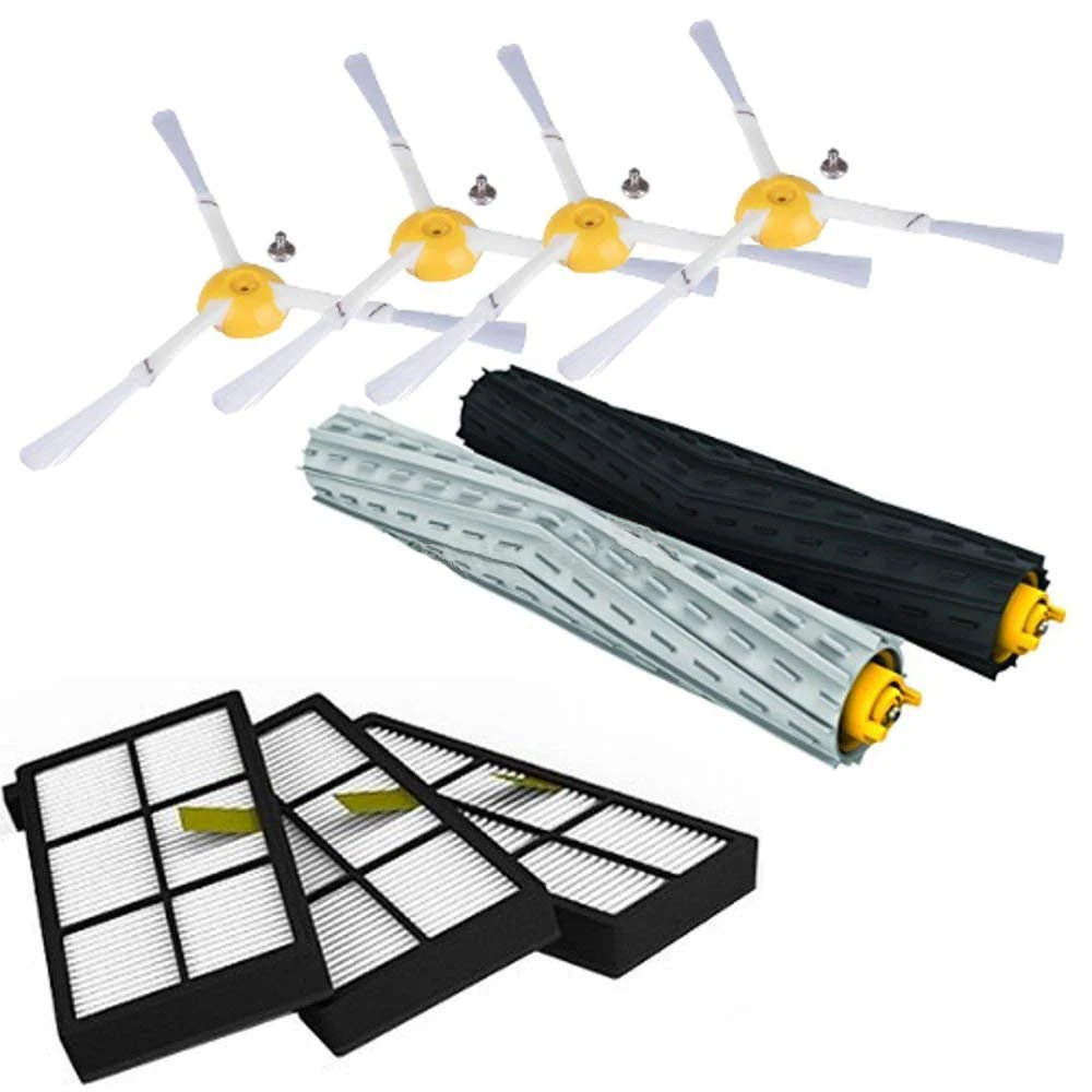 Для IRobot Roomba Запчасти комплект серии 800 860 865 866 870 871 880 885 886 890 900 960 966 980-щетки и фильтры