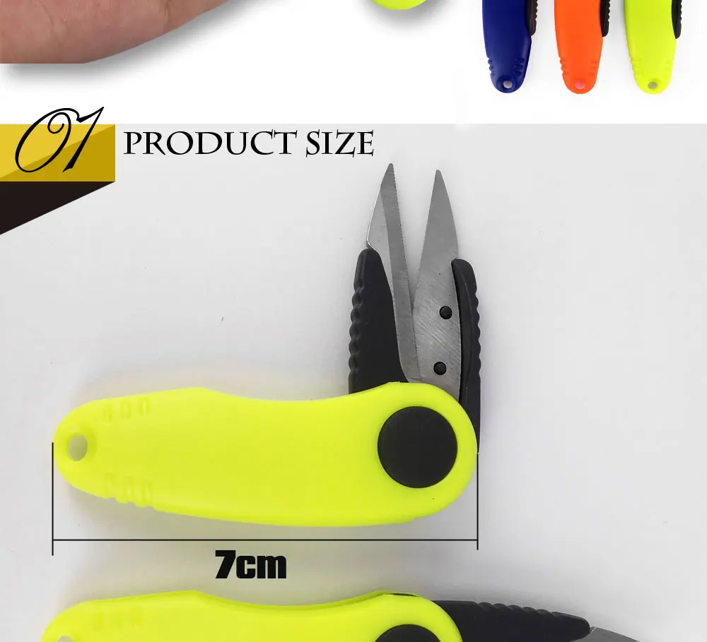 Acessórios de Peixe Usar a Tesoura para Cortar Cortar a Linha de Pesca 1 Pcs Dobrável a Linha de Pesca Clipper pesca Multi purpose Enfrentar 8 a Tesoura Para Cortar a Linha De