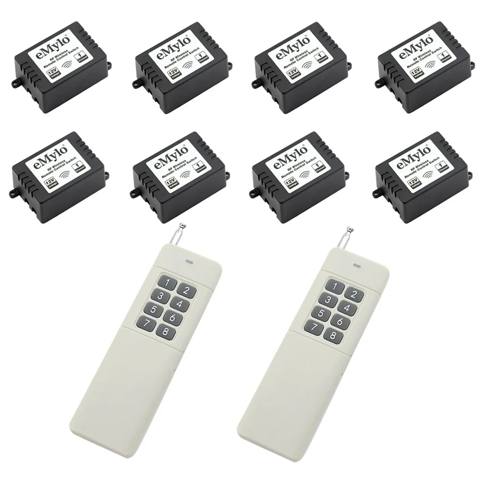 EMylo умный светильник выключатель AC/DC 12V Беспроводной RF реле Modual дистанционного