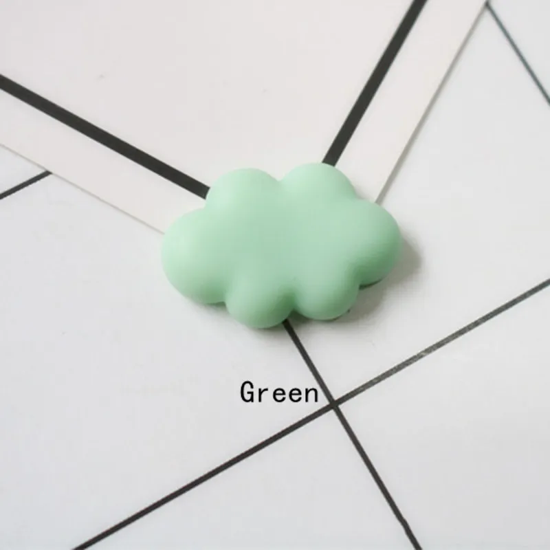 10 шт./упак. смолы, милые, миленькие в японском стиле(«Каваий» Лидер продаж миниатюрный Cloud, Смола Кабошон с плоской задней поверхностью для волос с бантом, Скрапбукинг, "сделай сам" - Цвет: Green 10 Pieces