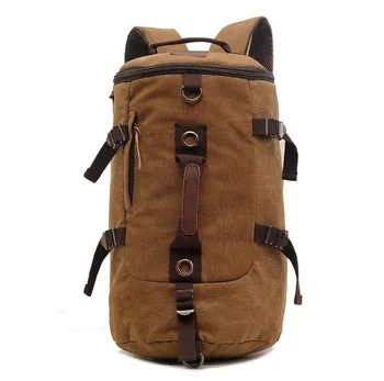 

071717 men new school student backpack double shoulder canvas bag