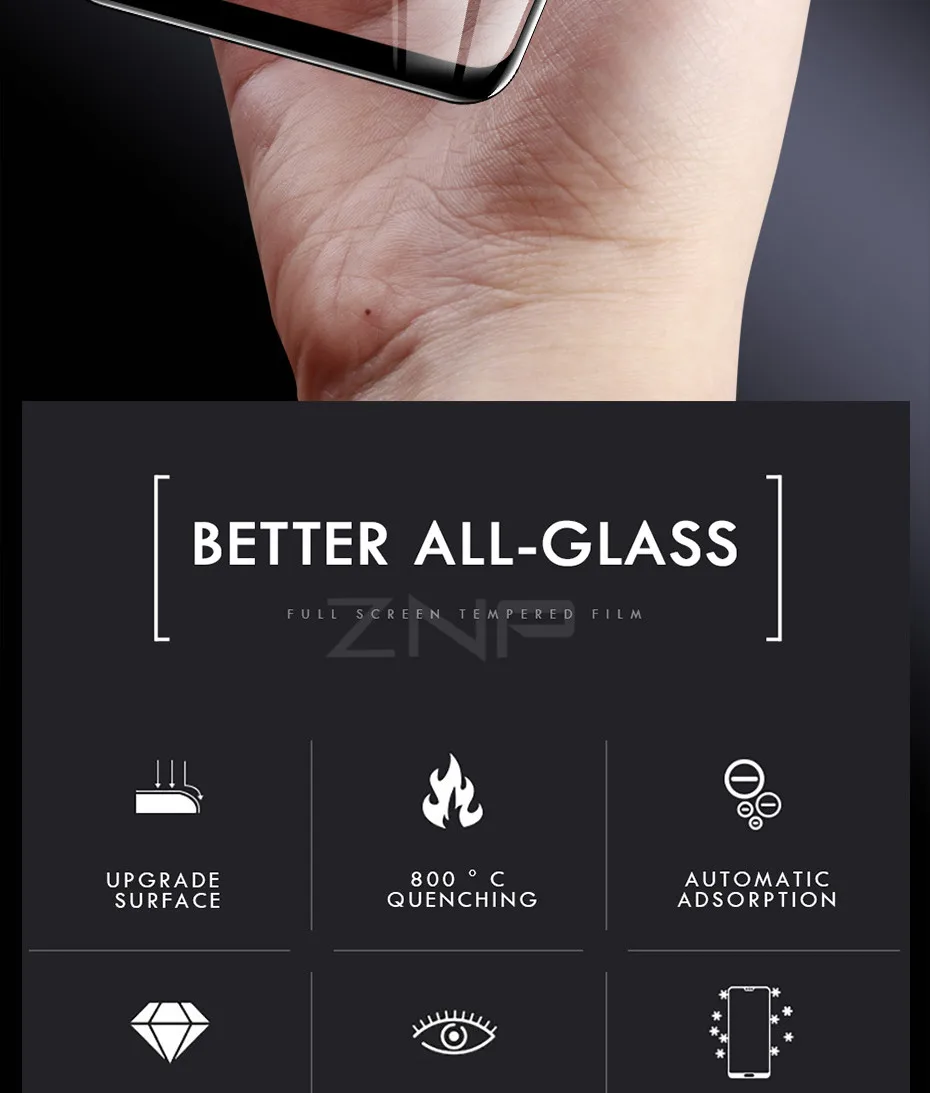 ZNP 15D Защитное стекло для экрана для huawei Honor 7A 7C Pro 8X закаленное стекло для Honor Y5 Honor P Smart