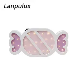 Lanpulux конфеты моделирование ночные светильники для детей маленьких девочек спальня настенный светильник-бра декоративный милый 3D