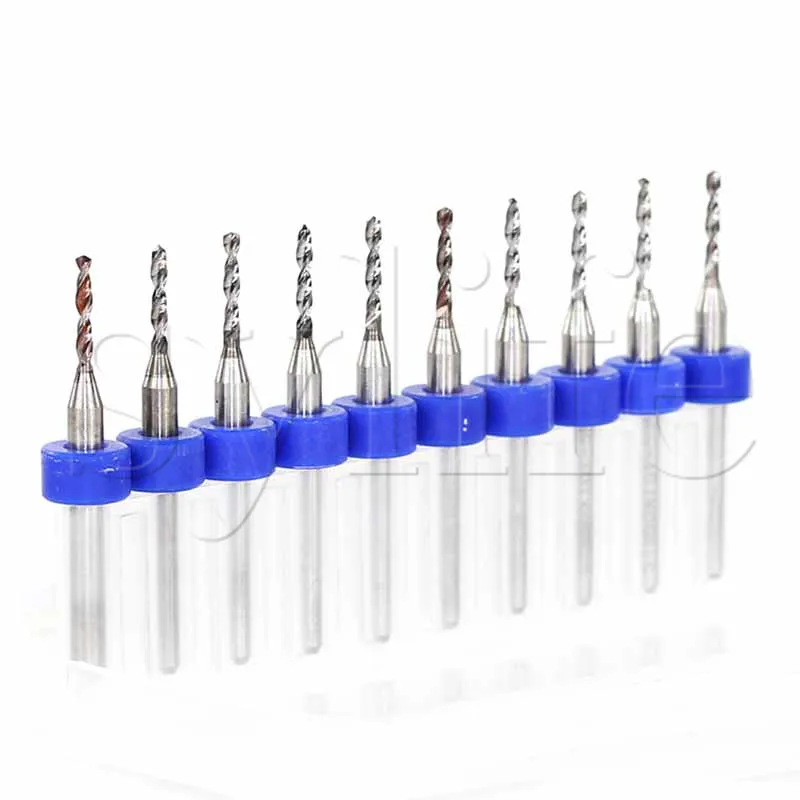 1.5mm Solid Tungsten Steel PCB Jewelry Carbide Drill Bits (10pcs) in