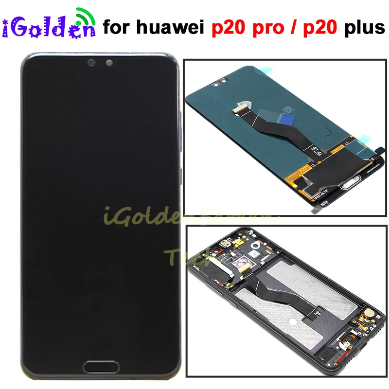 

Original 6.1"LCD Huawei P20 Pro LCD with frame Display Screen Touch Digitizer Assembly P20 Pro CLT-AL01 Lcd P20 Plus Display