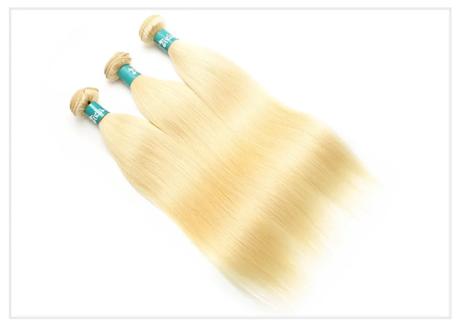  Blonde Bundles Straight Human Hair (1)