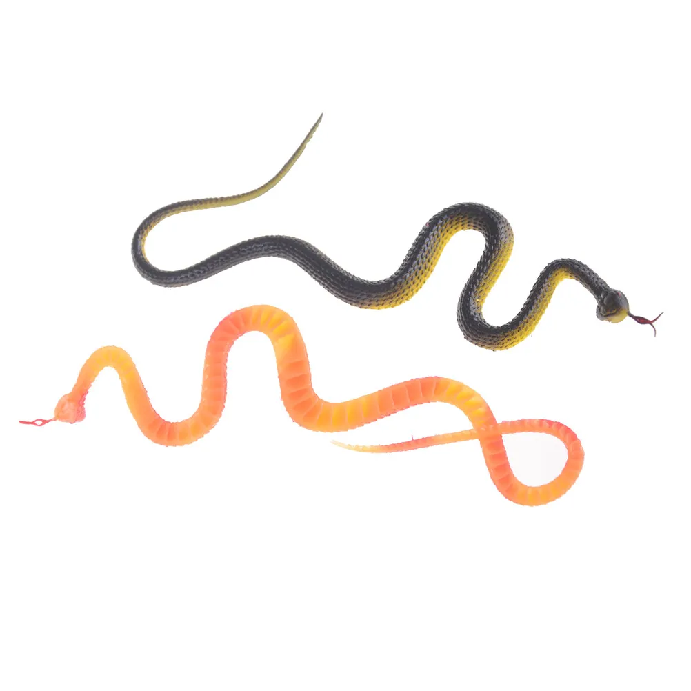 1 шт. имитация резиновой змеи искусственный каучук имитация змеи модель игрушки змея поддельные животные подарок Хэллоуин вечерние принадлежности