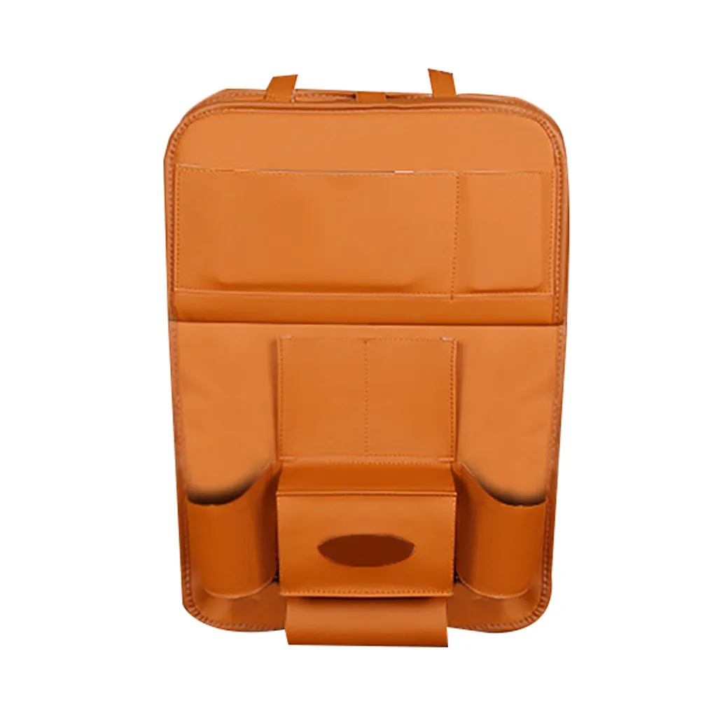 Водонепроницаемая универсальная сумка-Органайзер для детской коляски, детская Автомобильная подвесная корзина для хранения, сумка для коляски Ipad, детский Противоскользящий коврик#20 - Название цвета: Оранжевый