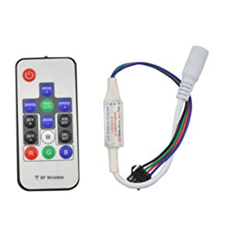 

Vusum LED2013-X Wireless RF LED RGB DC5V / 12 V Controller 14 RGB Key 300 WS2812B WS2811 Strip LED