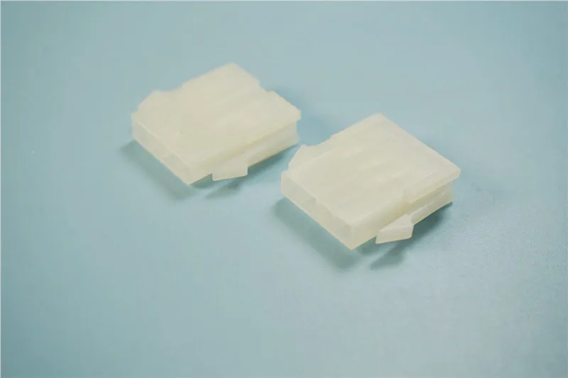 10 шт. 5559 разъем питания 4 Pin Mini-Fit Jr. Штепсельный корпус 4,20 мм Однорядные 4 схемы панели крепления уши натуральный