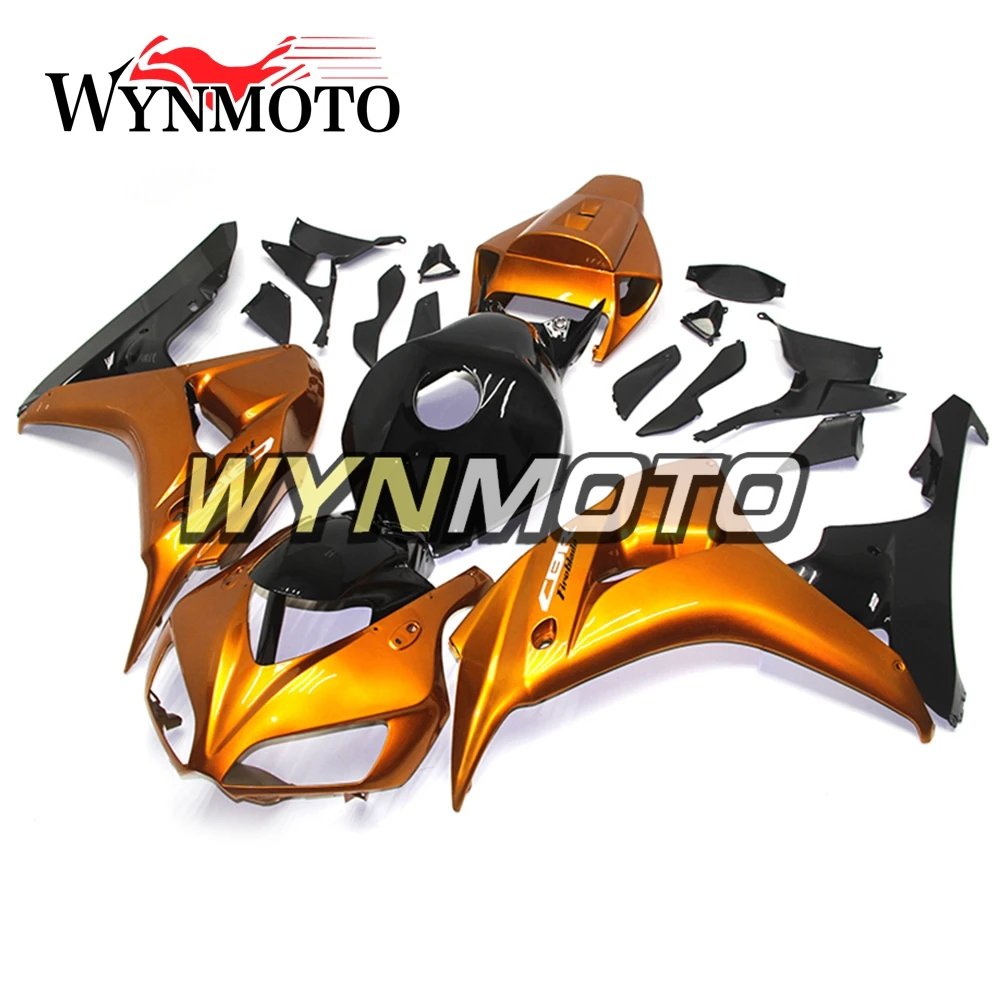 

Complete ABS Plastics Fairings Injection For Honda CBR1000RR 2006 2007 Motorcycle Fairing Kits Body Frames Orange Black Cowlings