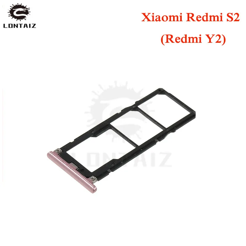 

For xiaomi redmi S2 Micro Sim Card Holder Slot Tray Replacement Adapters silver gold pink