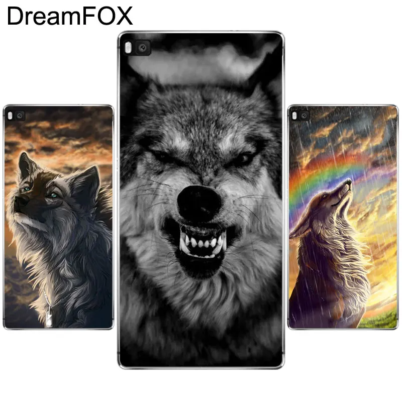 DREAMFOX L277 Волчья серия Дизайн Мягкий ТПУ силиконовый чехол для huawei mate 8 9 10 20 30 Lite Pro