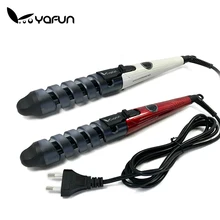 New 2016 White Red Electric Magic Hair Styling Tool Hair Curler Roller Pro Spiral Curling Iron Wand Curl Styler Rizador De Pelo