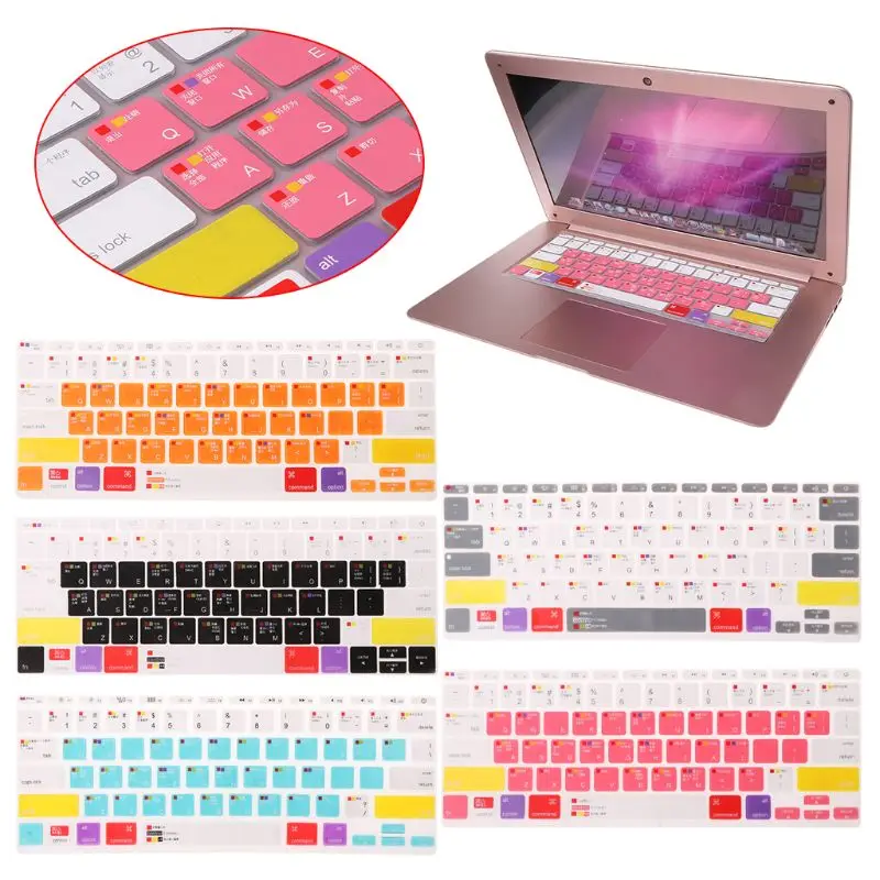 

Common Colorful Silicone Keyboard Skin Cover Sticker for 11" MacBook Notebook Laptop Computer Protective Film