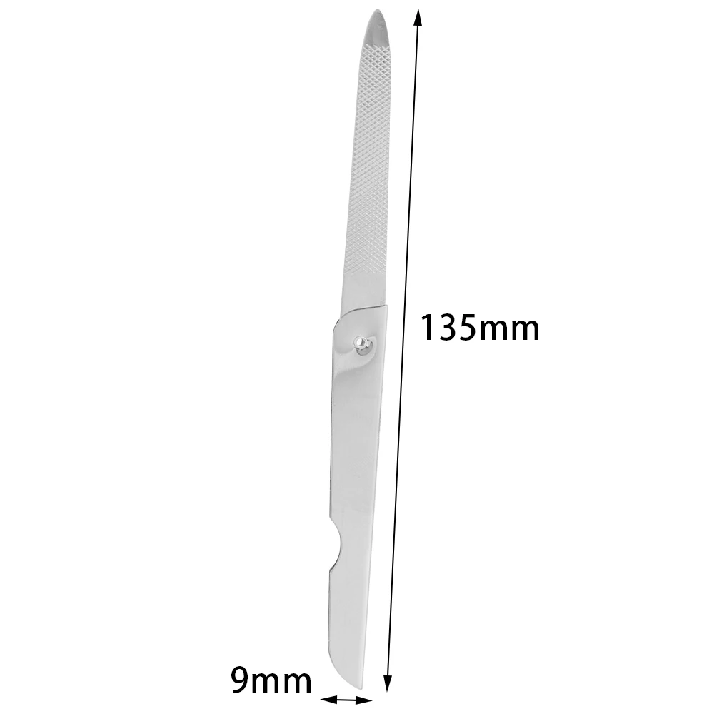 Черный ножницы для ногтей резак краев маникюрные ножницы плоскогубцы инструмент для педикюра деревянная устройство для удаления омертвевшей кожи 100/120/150/180/240/320 - Цвет: Nail File