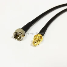 New SMA Female Jack Connector Switch F Male Plug Convertor RG58 Wholesale Fast Ship 50CM 20″Adapter