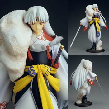 

23cm Anime Inuyasha Figures Sesshoumaru PVC Action Figure Collectible Model Toys for kids gift