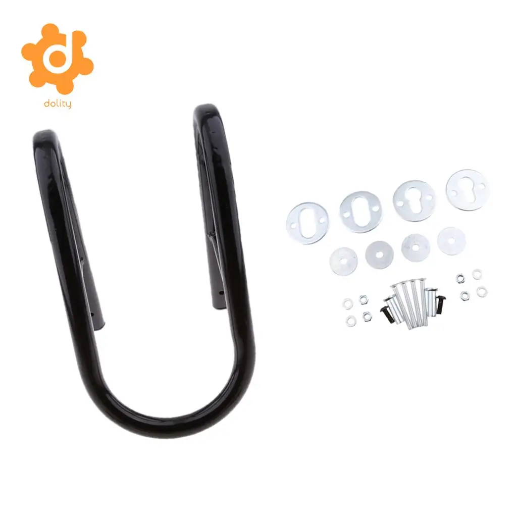 Motorcycle Wheel Chock Kit 5.5' for Scooter Bike Stand Trailer Truck Mount