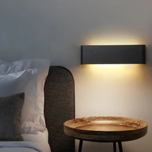 Современный минималистичный алюминиевый настенный светильник светодиодный прикроватный светильник 5 Вт 10 Вт 20 Вт зеркальный светильник для ванной комнаты креативный настенный светильник для комнаты