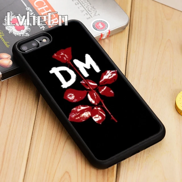

LvheCn Depeche MoViolator DM Phone Case Cover For iPhone 5 6 6s 7 8 plus 11 pro X XR XS Max Samsung Galaxy S6 S7 edge S8 S9