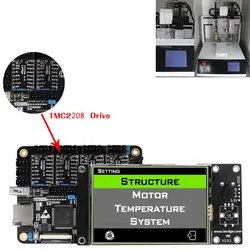 ARM 32-битная материнская плата управления с 3,5 "сенсорным экраном для 3D-принтера