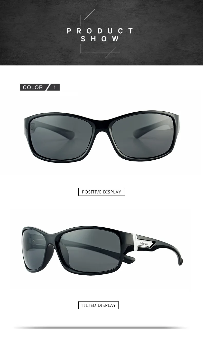 Новые солнцезащитные очки для рыбалки, очки с поляризующими линзами обувь для мужчин и женщин для вождения Туризм Спортивные очки для занятий на открытом воздухе Рыбалка очки - Цвет: Коричневый