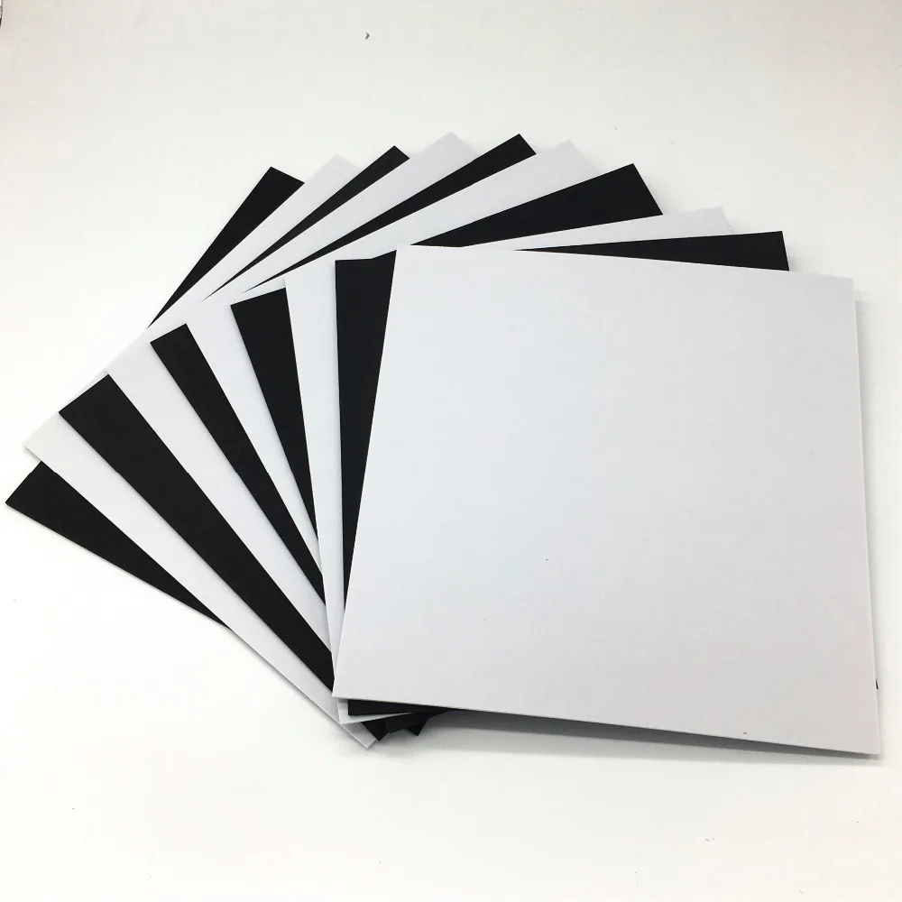 

White and Black colors Thickness 3mm size 11"x11" 3D Embroidery foam
