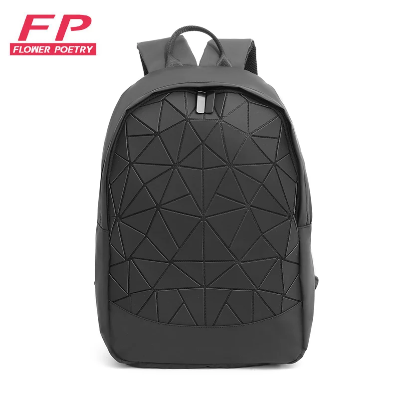 

Men Laptop Backpacks Women Luminous Geometric Backpack Fashion Girl Daily Backpack School Bags Holographic Sports Backpacks