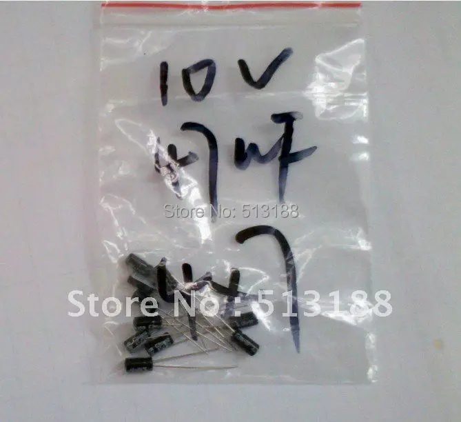 Новый алюминиевый электролитический конденсатор 10 в 47 мкФ|capacitor pack|capacitor markingcapacitor