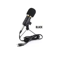 JH28microphone конденсаторный микрофон для ПК Профессиональные студийные наушники проводные 3,5 мм микрофон usb-камера с флеш-картой памяти пены с