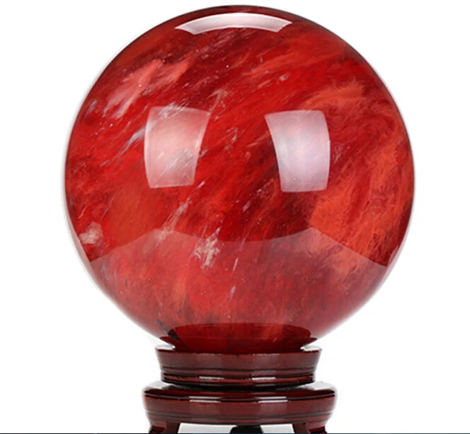 

Kat karma luck with red crystal ball ornaments Lucky Feng Shui ball home decorations living room furnishings