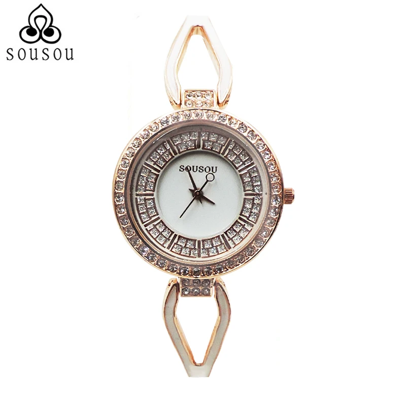 

New 2017 6 Colors Ultra-Thin Dial Women Bracelet Watch Luxury Rose Gold Wristwatch for Women Ladies Watch Clock Women