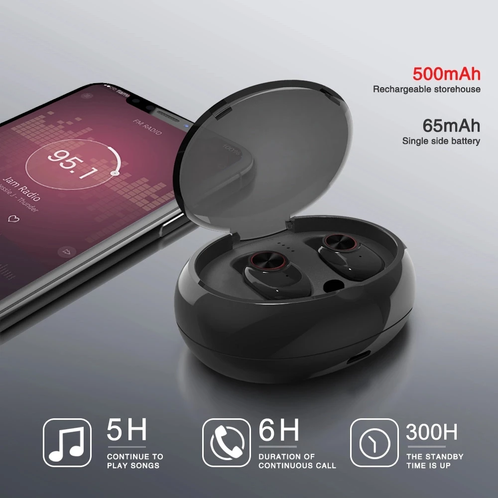 Новинка V5 TWS наушники водонепроницаемые Bluetooth 5,0 гарнитура Мини TWS водонепроницаемые беспроводные наушники-вкладыши спортивные стерео наушники вкладыши