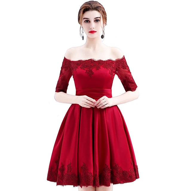 Robe Rouge Courte Soirée | Online www ...