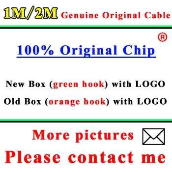 

100% Genuine Original Chip 1m/3ft 2m/6ft Data USB charger Cable for iphone XS MAX XR X 8 7 6 6s plus With retail box 100pcs/lot