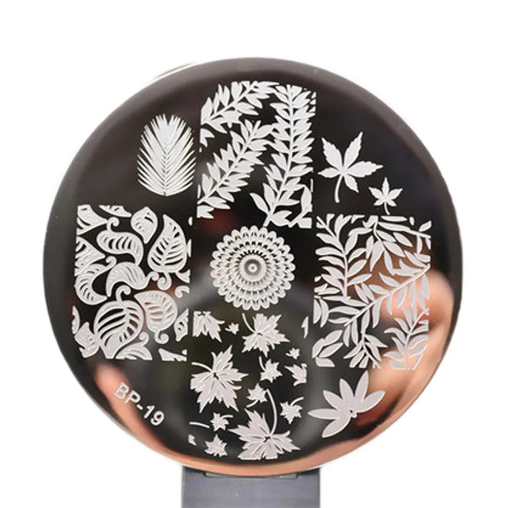 

1 sheet Negative Space Nail Art Stamping Stamp Template Image Plates Cool Triangle Nail Stamp Plate