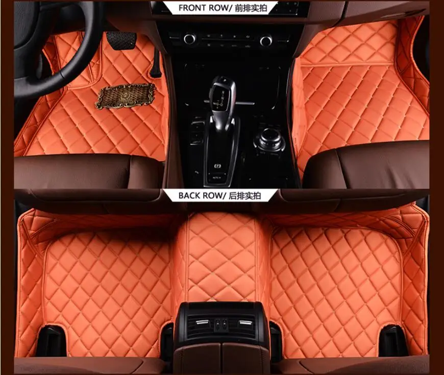  JINGHANG Auto Floor Mats For Audi A5 S5 RS5 2008-2015 Foot Carpets Step Mat High Quality Embroidery