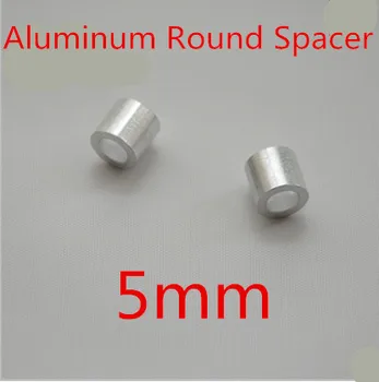 

200pcs/Lot High Quality M5 5mm Aluminum Column Round Spacer