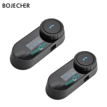 Шлем гарнитура FreedConn 2 шт. TCOM-SC BT Bluetooth мотоциклетный шлем домофон для 3 Rider+ FM радио+ мягкие наушники