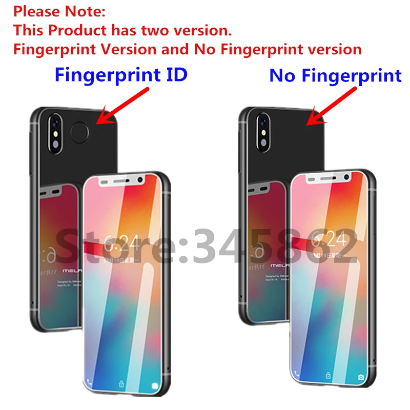 Pocke Mini 4G Smartphone Melrose 2019 Fingerprint ID Ultrathin 3.4Inch MTK6739 1GB 8GB Android 8.1 Smallest Student mobile phone