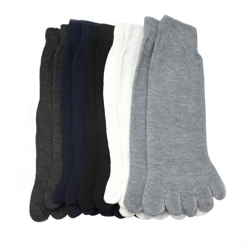 5 пар, модные мужские носки с пятью пальцами, удобные, теплые, высокое качество, влагостойкие, дезодорирующие, мужские носки# X2