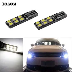 BOAOSI для Volkswagen Benz Skoda AUDI A3 A6 Q3 TT led T10 W5W Парковка лампы светильники 2 шт