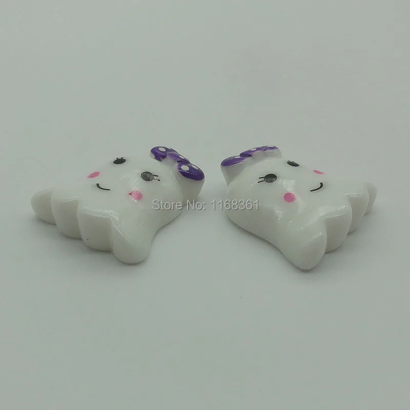 1pcs/lot resin flat back Halloween ghost girl 28mm Cabochons Scrapbooking Hair Bow Center DIY Christmas decration C103-2
