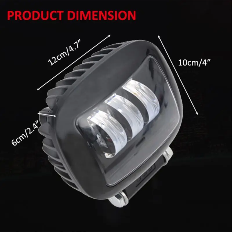 Best 6D Lens 5 Inch Round Square Led Work Light 12V For Car SUV Trucks 4x4 Offroad Motorcycle Auto Working Driving Lights